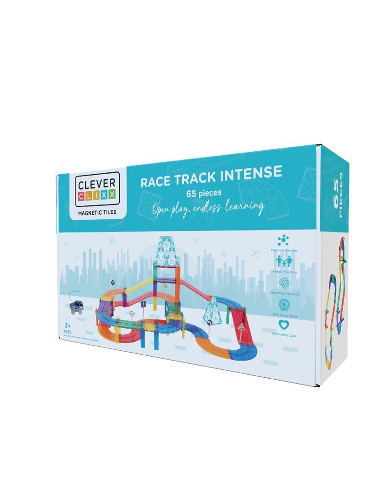 Clever Clixx Race Track Intense | 65 Pieces