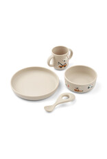 Liewood Vivi Tableware Set Emergency vehicle / Sandy