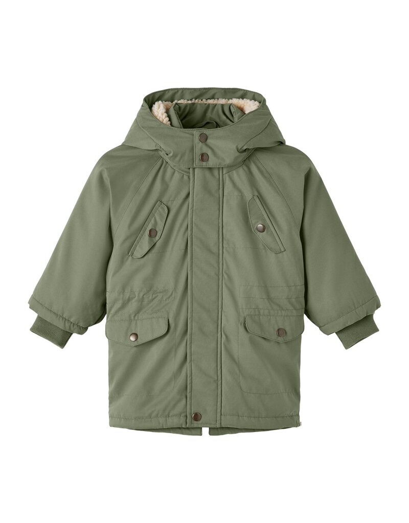 Lil' Atelier Golan Long Jacket Oil Green