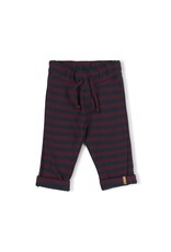 Nixnut Stripe Pants Bordeaux Stripe