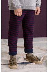 Nixnut Stripe Pants Bordeaux Stripe