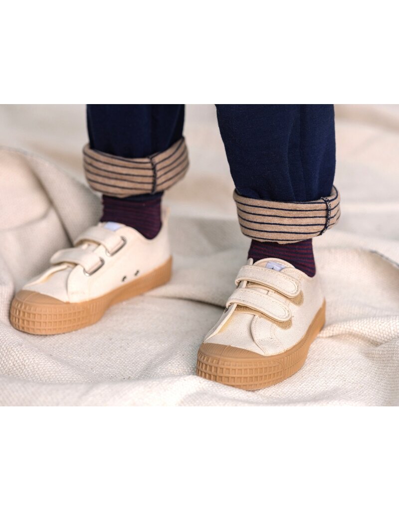 Nixnut Stripe Socks Bordeaux Stripe