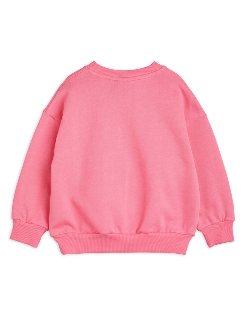 Mini Rodini Peace Dove Chenille Sweatshirt Pink