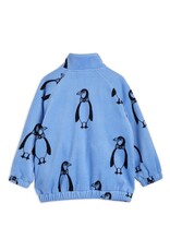 Mini Rodini Penguin Fleece Jacket Blue