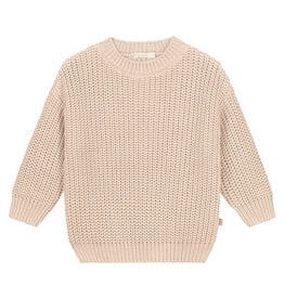 Yuki Chunky Knitted Sweater - Moon