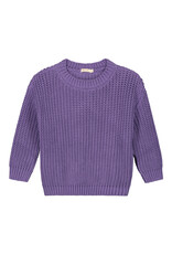 Yuki Chunky Knitted Sweater - Violet