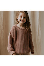 Yuki Chunky Knitted Sweater - Blush