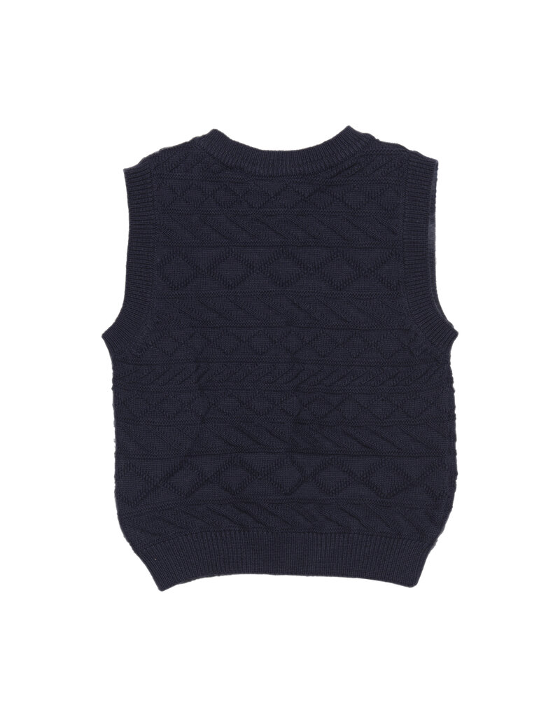 En Fant Slipover Knit Parisian Night