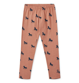 Liewood Marie Printed Leggings Horses / Dark rosetta