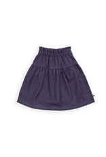 CarlijnQ Mini Dots on Blue - Skirt