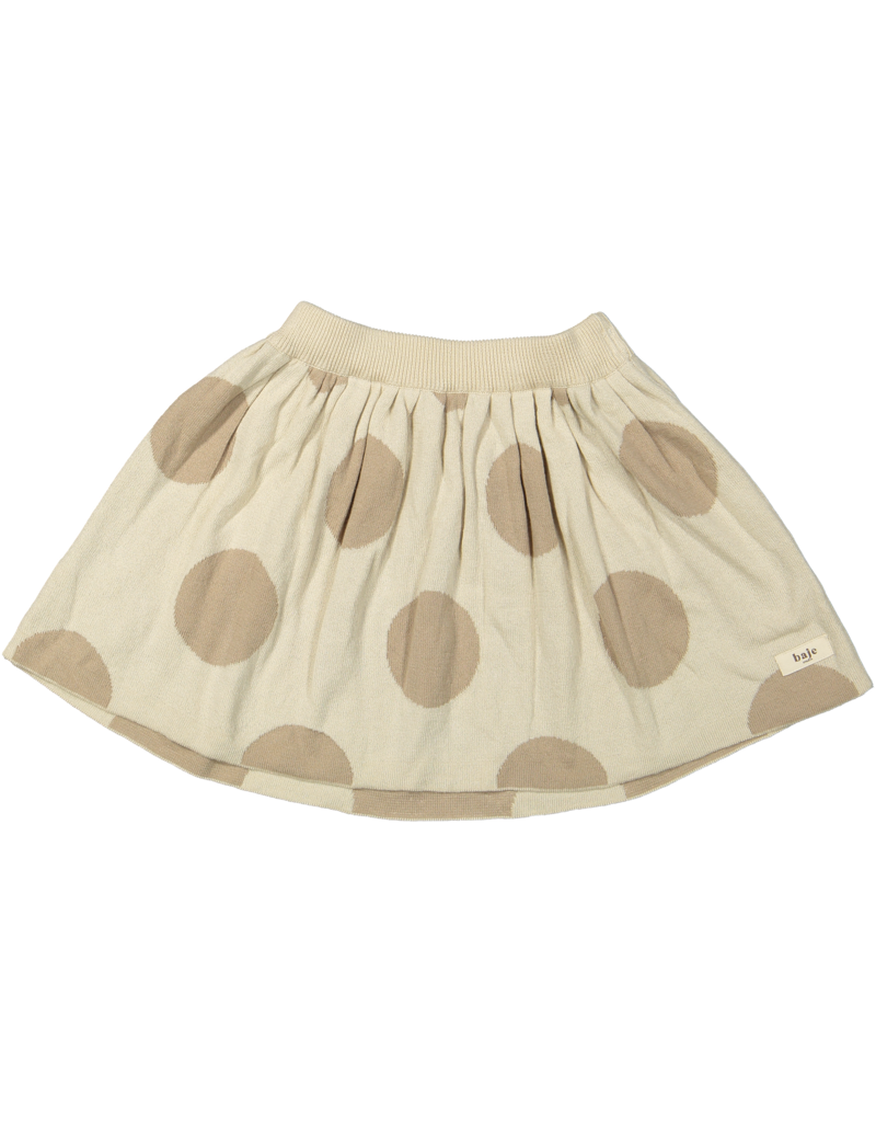 Baje Studio Logy Jacquard Dot Skirt Sand