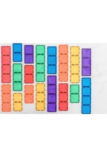 Connetix Rainbow Rectangle Pack 18 pc