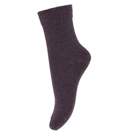 mp Denmark Norma Glitter Socks Dark Purple 2001