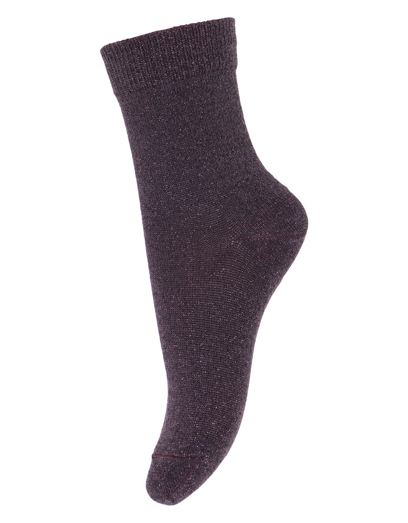 mp Denmark Norma Glitter Socks Dark Purple 2001