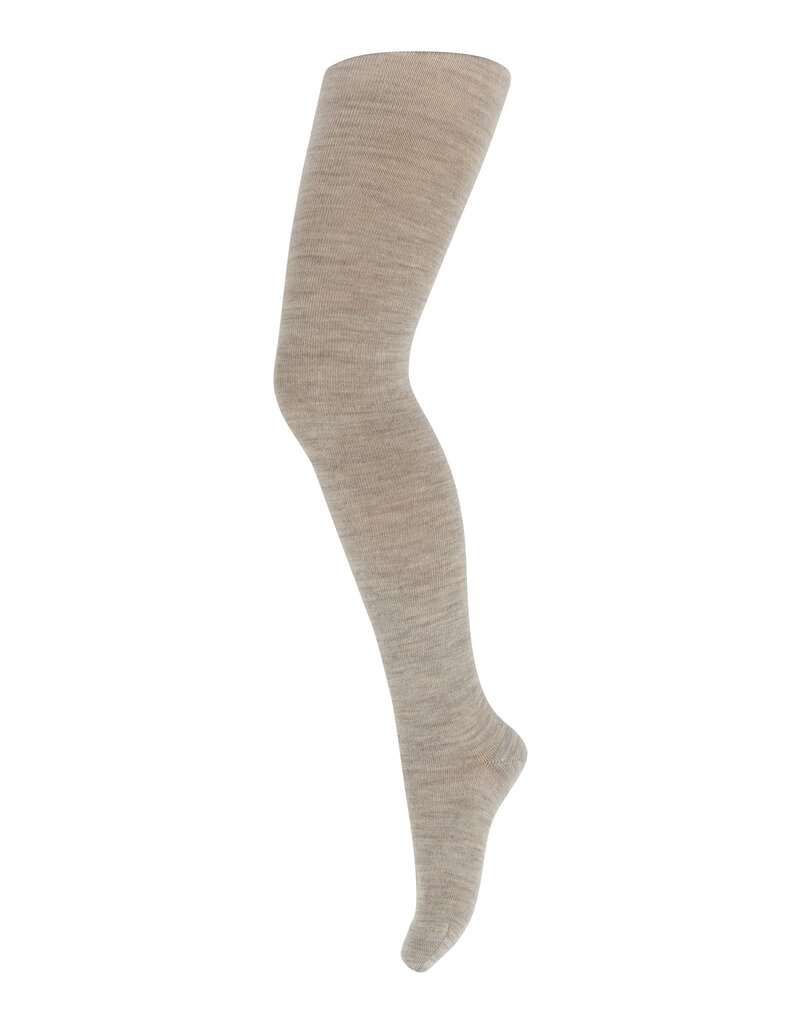 mp Denmark Wool/Cotton Tights Beige Melange 108