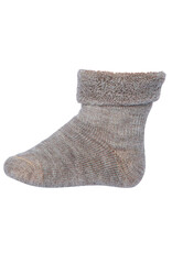mp Denmark Wool Baby Socks Light Brown Melange 202