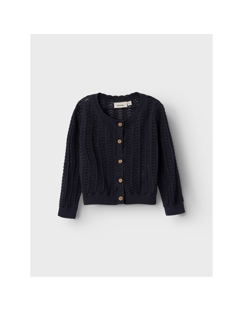 Lil' Atelier Gliva Short Knit Top Periscope