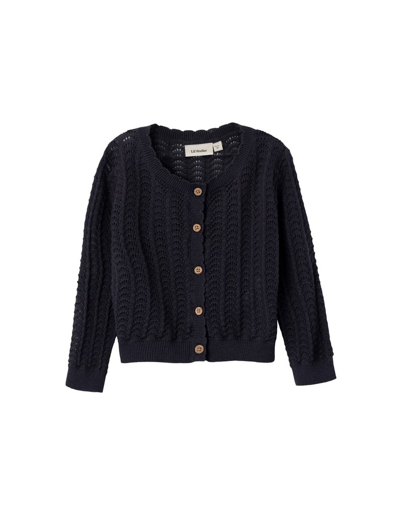 Lil' Atelier Gliva Short Knit Top Periscope