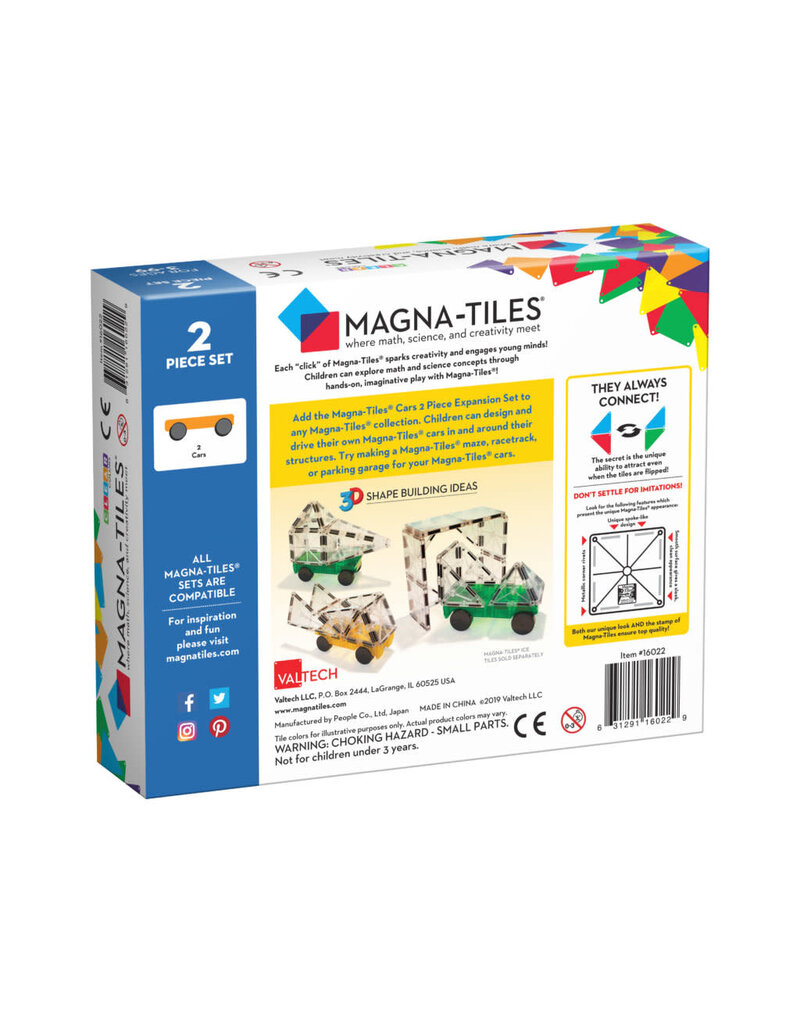 MAGNA-TILES Cars 2 stuks uitbreidingsset