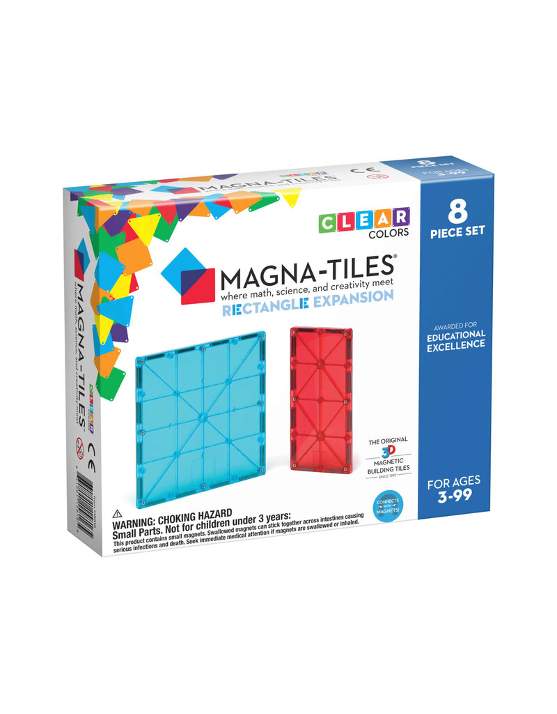 MAGNA-TILES Rectangles 8 stuks uitbreidingsset