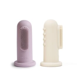 Mushie Toothbrush Soft Lilac + Ivory