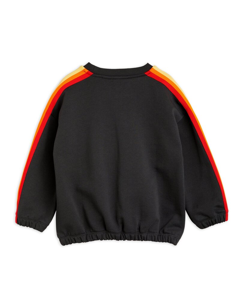 Mini Rodini Rainbow Stripe Sweatshirt Black