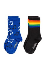 Mini Rodini Rainbow 2-Pack Socks Multi