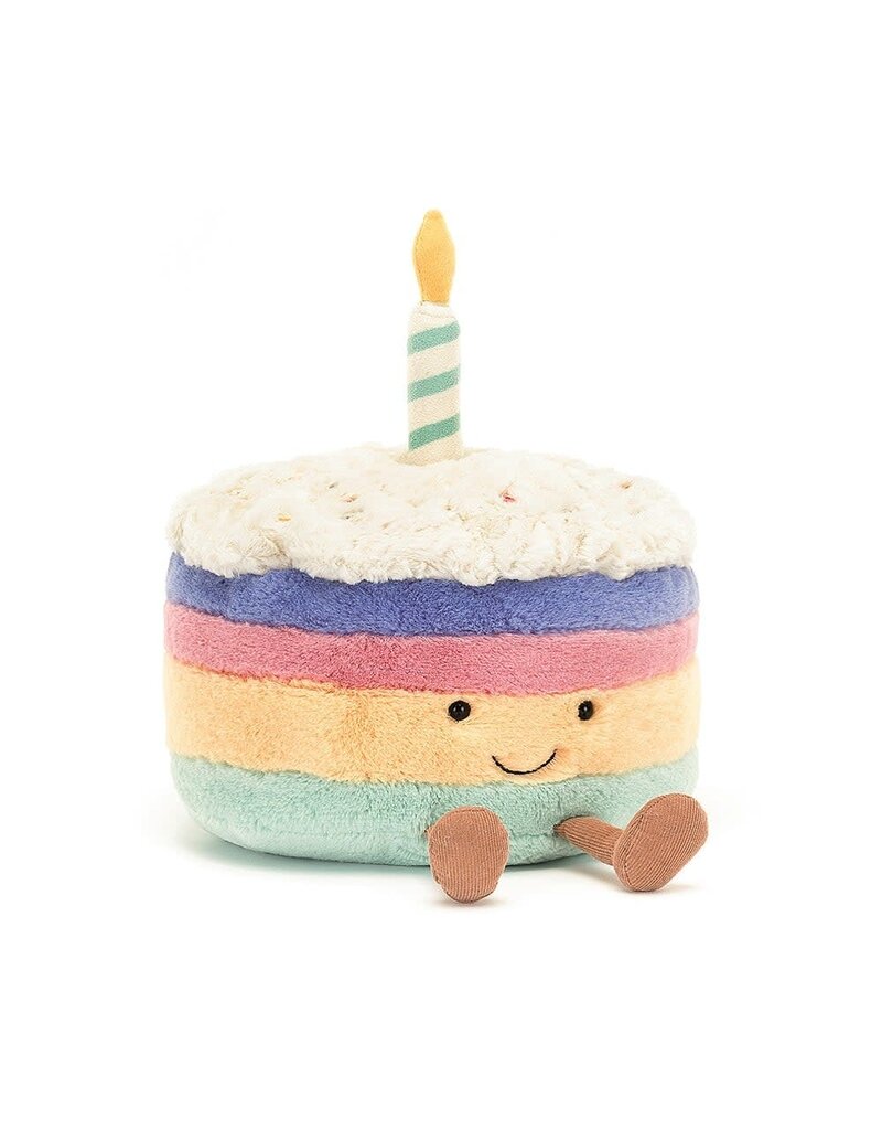 Jellycat Amuseable Rainbow Birthday Cake