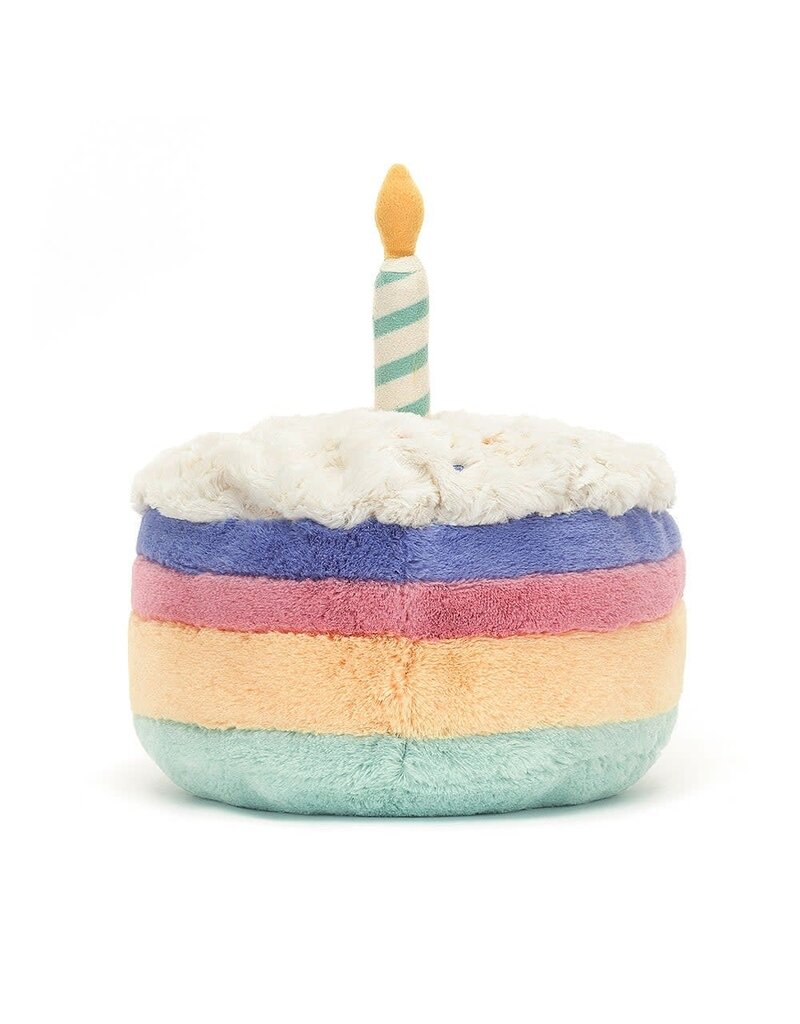 Jellycat Amuseable Rainbow Birthday Cake