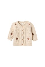 Lil' Atelier Tila Knit Cardigan Fog