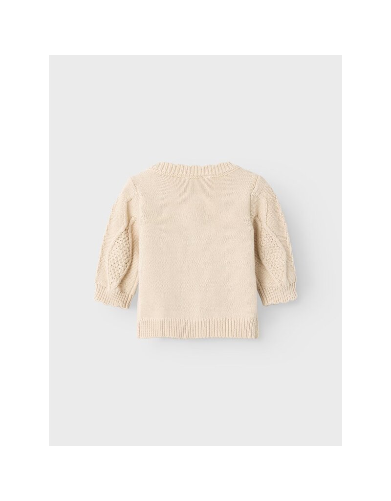 Lil' Atelier Tila Knit Cardigan Fog