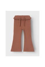 Lil' Atelier Thora Slim Bootcut Legging Carob Brown