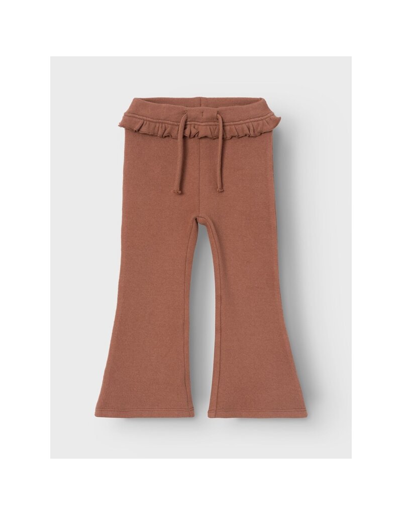 Lil' Atelier Thora Slim Bootcut Legging Carob Brown