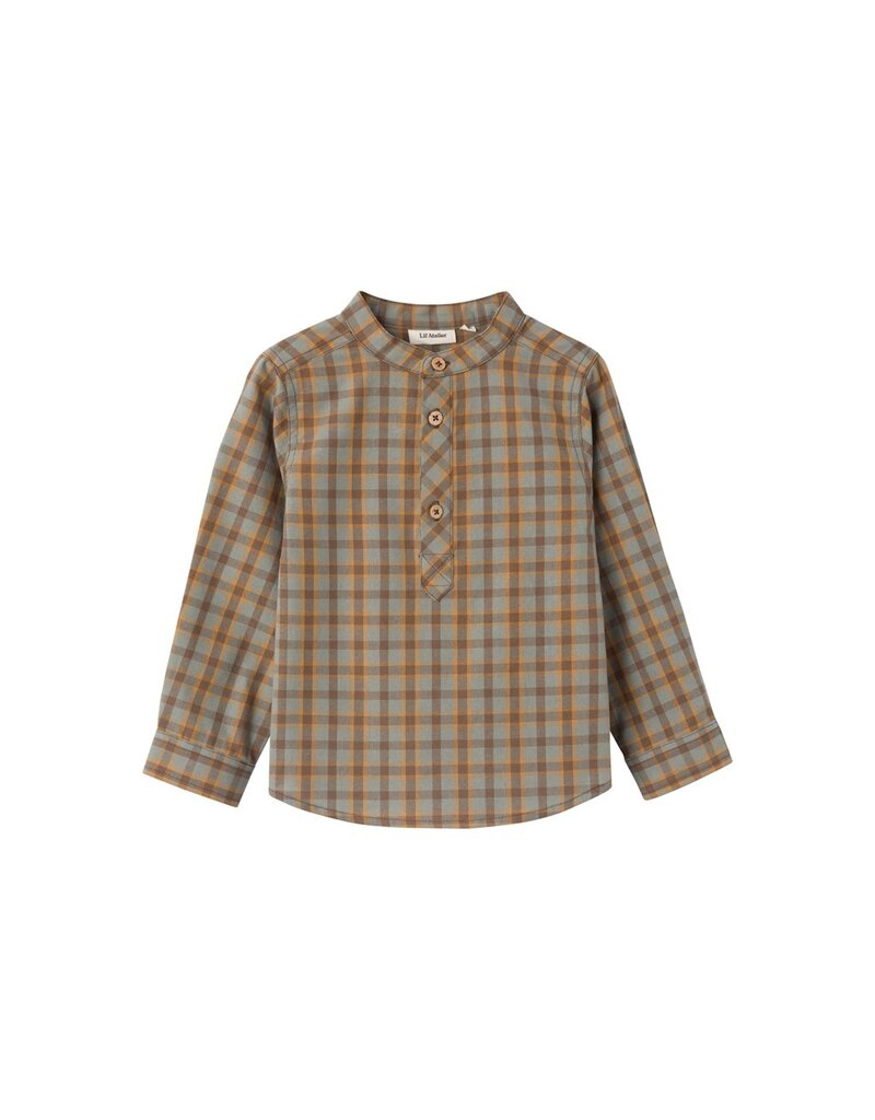 Lil' Atelier Teo Loose Shirt Agave Green