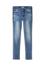 name it Theo Slim Jeans Medium Blue