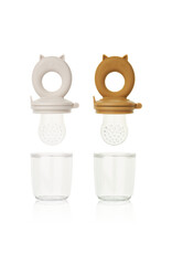 Liewood Miranda Food Feeder 2-Pack Sandy / Golden Caramel