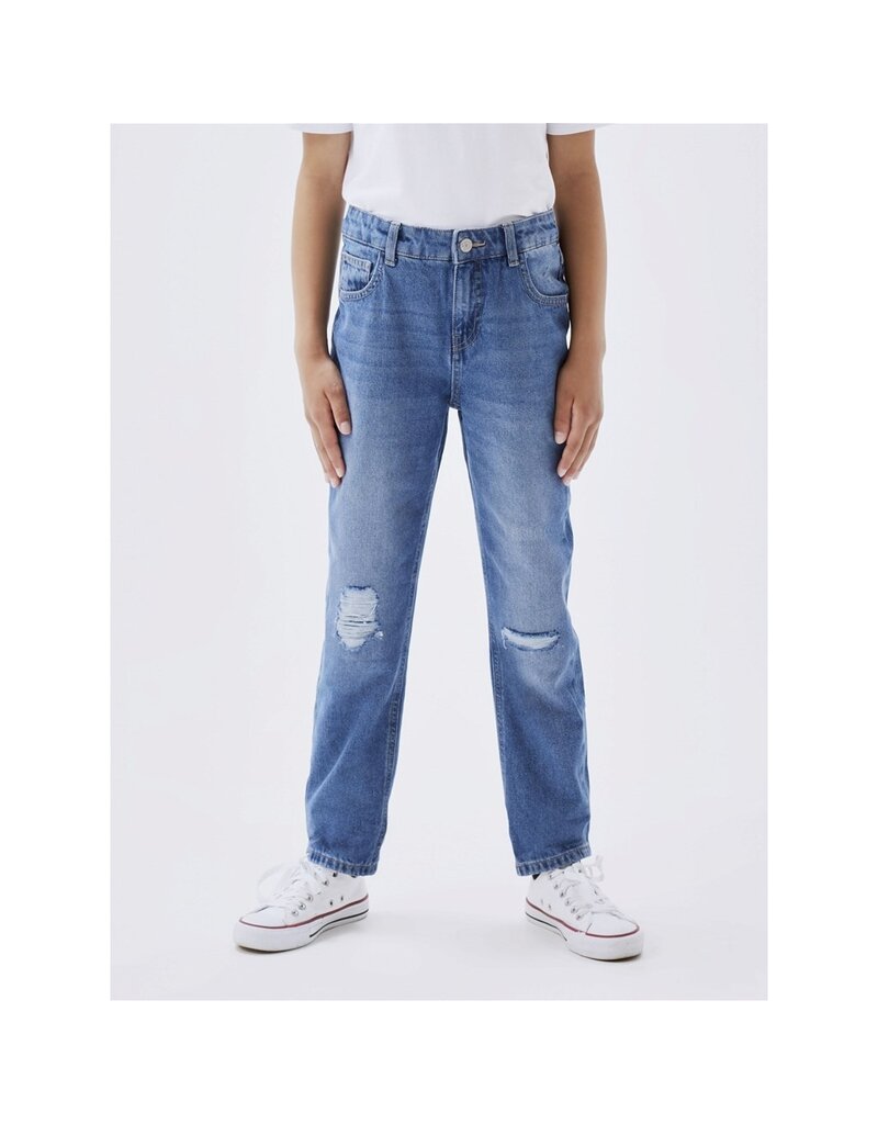 name it Rose Mom Jeans Medium Blue Denim