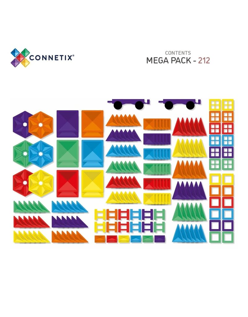 Connetix Rainbow Mega Pack 212 pc