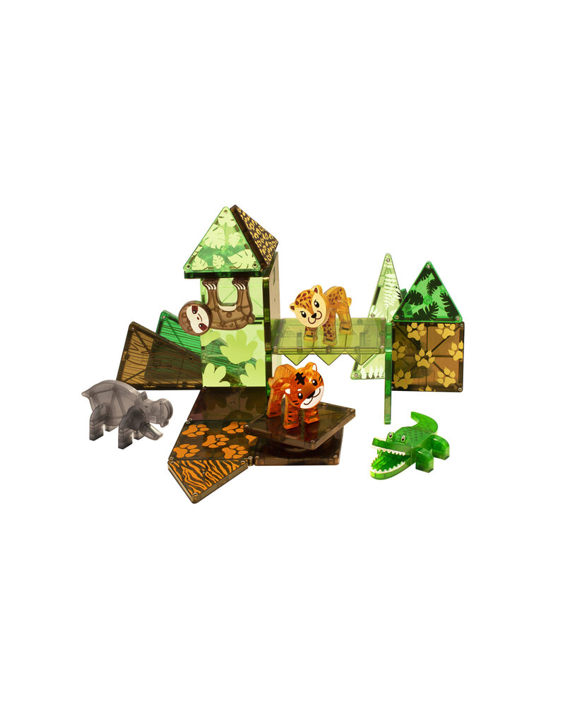 MAGNA-TILES Jungle Animals 25-Piece Set