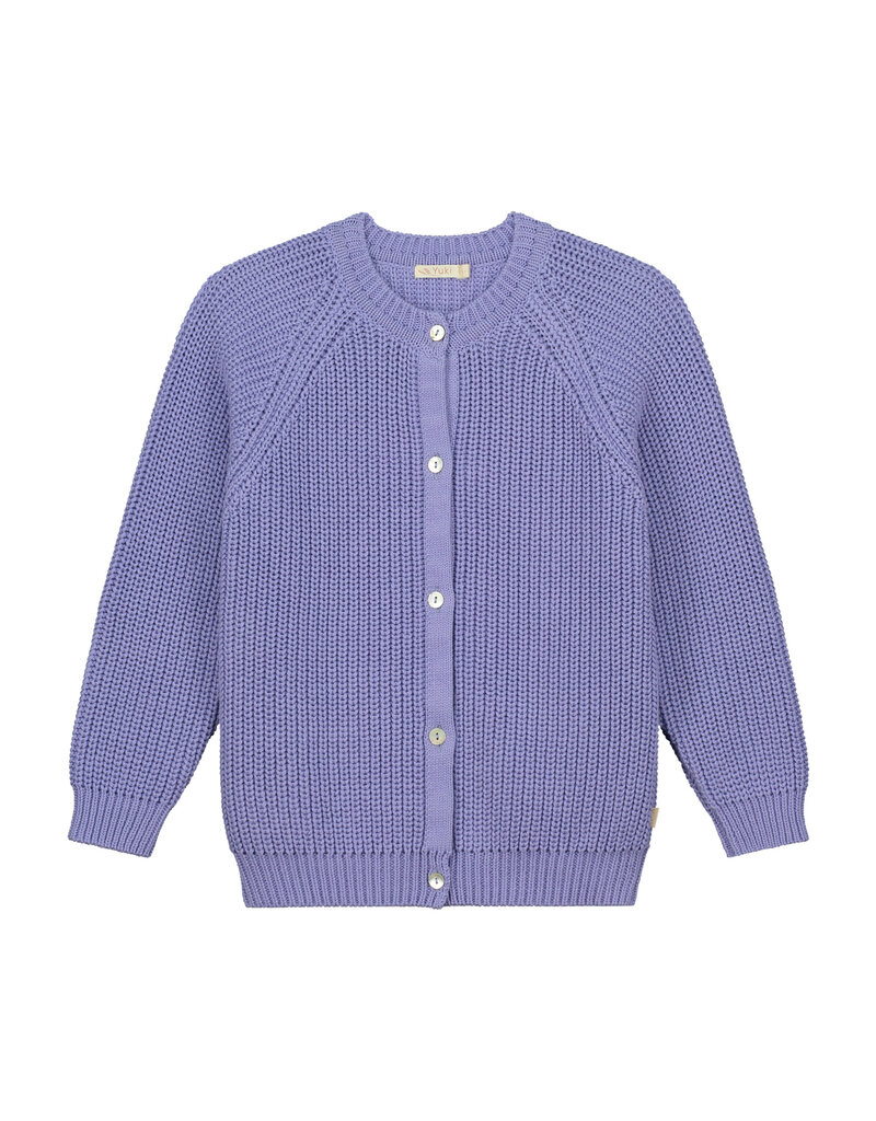 Yuki Raglan Cardigan Purple