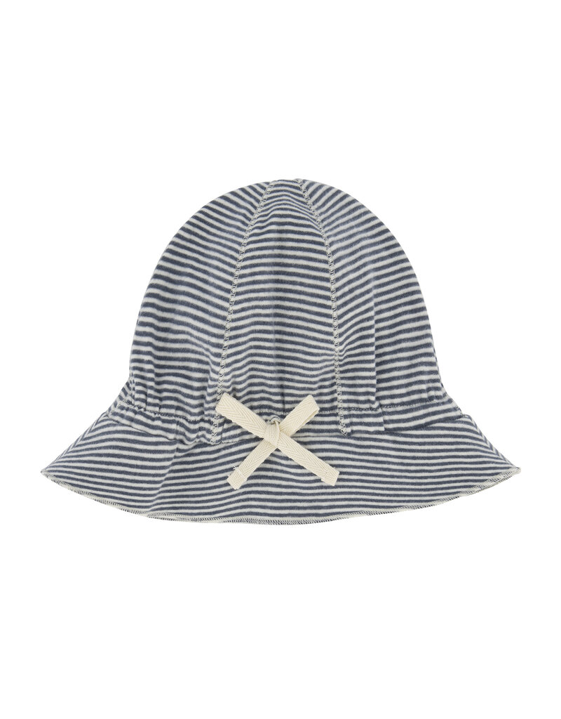 Gray Label Baby Sun Hat Blue Grey - Cream