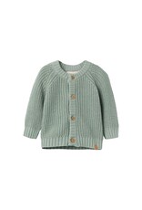 Lil' Atelier Emlen Knit Cardigan Jadeite