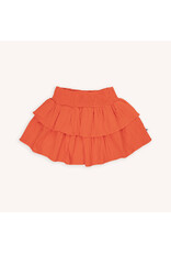 CarlijnQ Basic - Layered Skirt Red