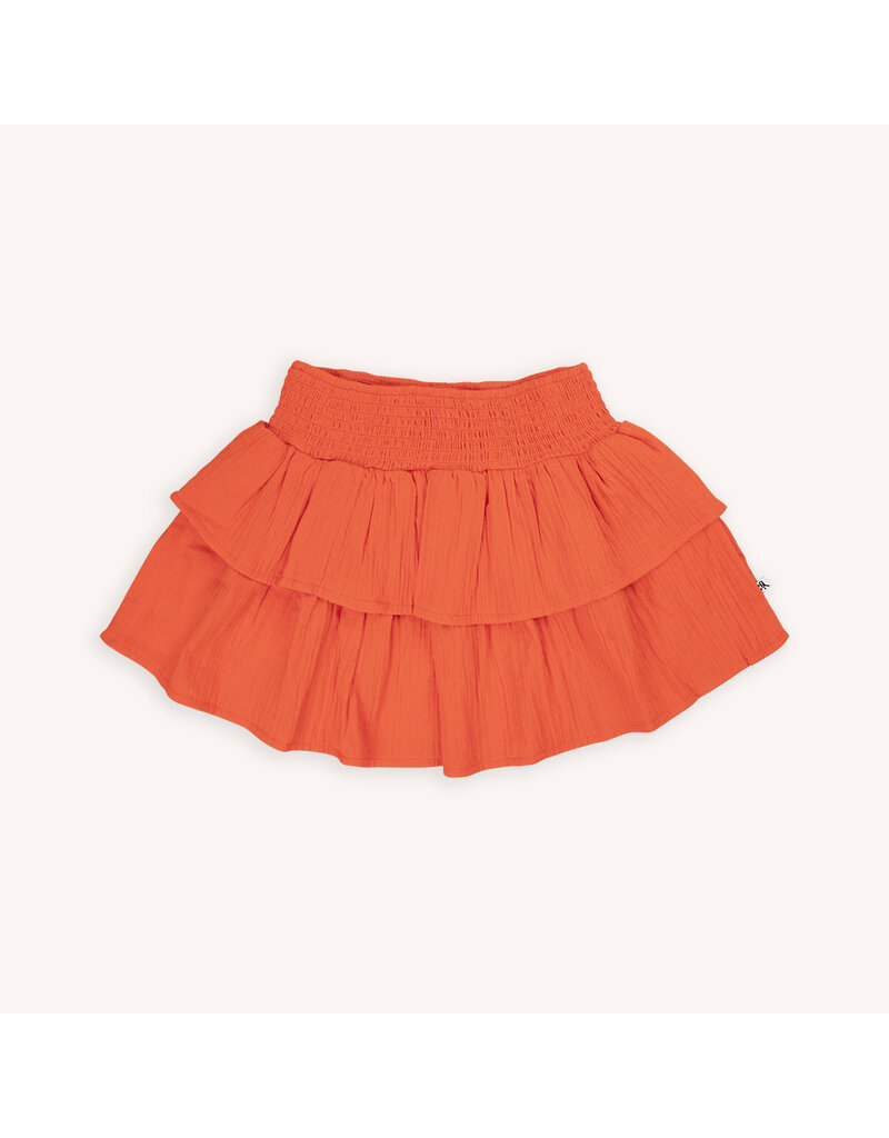 CarlijnQ Basic - Layered Skirt Red