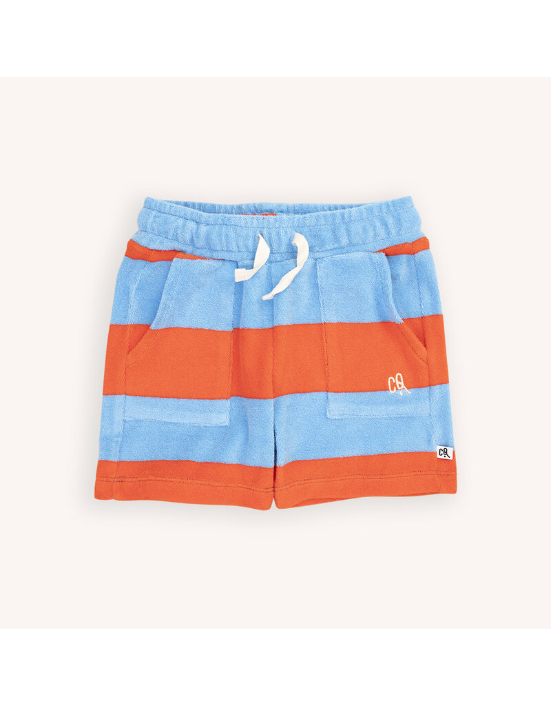 CarlijnQ Stripes red/blue - Shorts Loose Fit