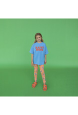 CarlijnQ Basic - Oversized T-Shirt with print Happy Mood