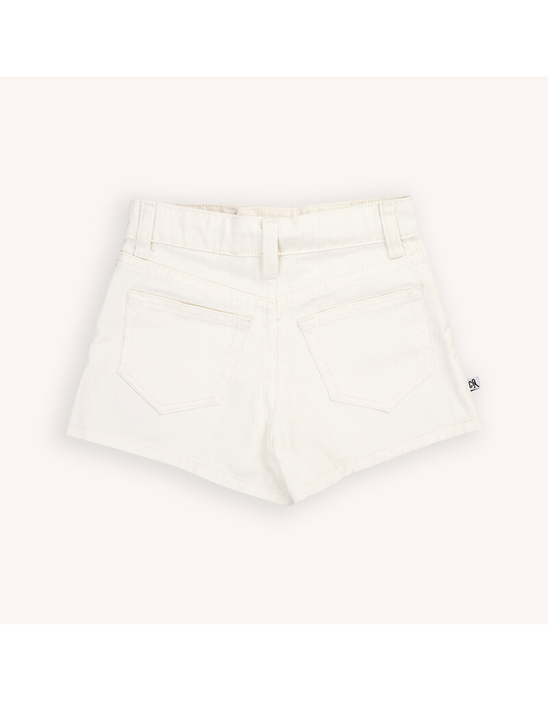 CarlijnQ White Denim - Shorts with Embroidery