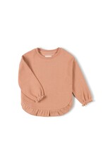 Nixnut Ruffled Sweater Peach