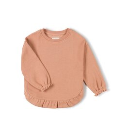 Nixnut Ruffled Sweater Peach