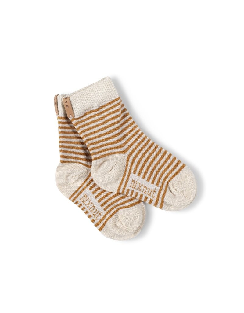 Nixnut Striped Socks Caramel